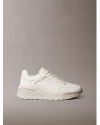 Calvin Klein - Leather Chunky Dad Trainers - Lyst