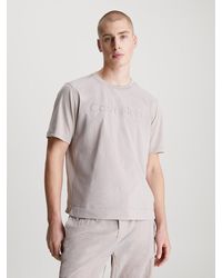 Calvin Klein - Textured Gym T-shirt - Lyst
