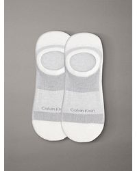Calvin Klein - 2 Pack Moisture-Wicking Invisible Socks - Lyst