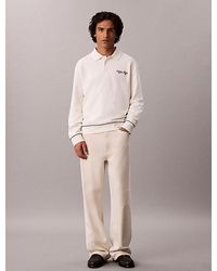 Calvin Klein - Jeans Embroidered Logo Polo Sweatshirt - Lyst