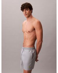 Calvin Klein - Medium Drawstring Swim Shorts - Lyst