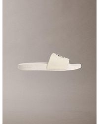 Calvin Klein - Canvas Contoured Logo Sliders - Lyst