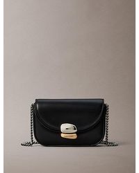 Calvin Klein - Mini Leather Sculptural Wallet Bag - Lyst