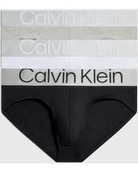 Calvin Klein - 3 Pack Briefs - Steel Cotton - - Multi - Men - XS - Lyst