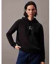 Calvin Klein - Sudadera con capucha y monograma - Lyst