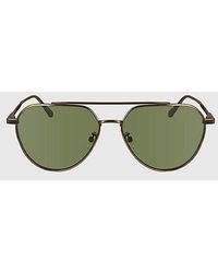 Calvin Klein - Aviator Sunglasses Ck24100S - Lyst
