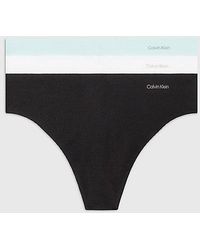 Calvin Klein - 3-pack Strings - Invisibles Cotton - Lyst