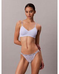 Calvin Klein - Bikini Briefs Icon Lace - Lyst