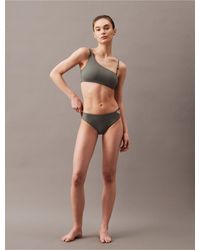 Calvin Klein - Micro Belt Bikini Top - Lyst
