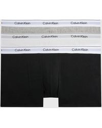 Calvin Klein - Plus Size 3 Pack Trunks - Modern Cotton - Lyst