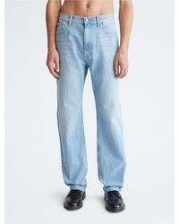 Calvin Klein - Standard Straight Fit Sunfade Jeans - Lyst