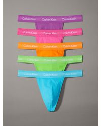 Calvin Klein - 5 Pack Thongs - Lyst