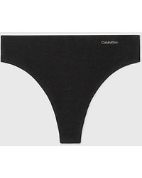 Calvin Klein - Thong Invisibles Cotton - Lyst