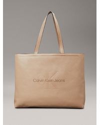 Calvin Klein - Grote, Smalle Tote Bag - Lyst