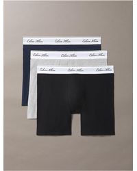 Calvin Klein - Icon Cotton Stretch Script 3-Pack Boxer Brief - Lyst