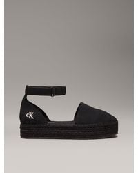 Calvin Klein - Espadrillas Con Plateau - Lyst