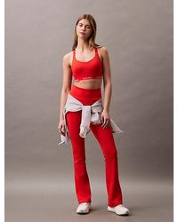 Calvin Klein - Ademende Sneldrogende Sportbeha Met Hoge Impact - Lyst