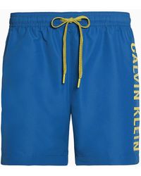 Calvin Klein Ba�ador de largo medio con cord�n - Intense Power Plus - Azul
