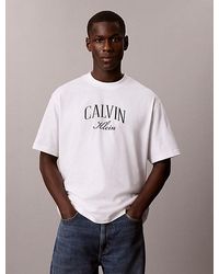Calvin Klein - Jeans Relaxed Arched Logo T-Shirt - Lyst