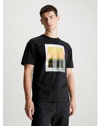 Calvin Klein - T-shirt Met Grafische Print - Lyst