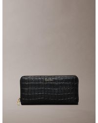 Calvin Klein - Portafoglio Con Zip Integrale Rfid - Lyst