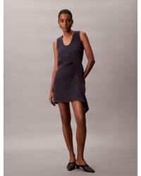 Calvin Klein - Miniabito A Cascata - Lyst