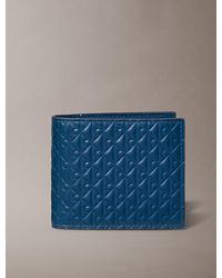 Calvin Klein - Portafoglio A Libro Con Monogramma Stampato All-Over E Taschino Portamonete - Lyst