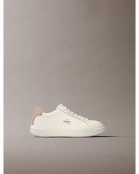 Calvin Klein - Leather Durable Traction Chunky Trainers - Lyst
