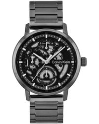 Calvin Klein - Multifunction Exposed Dial Link Bracelet Watch - Lyst
