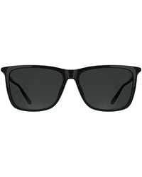 Calvin Klein - Modern Acetate Modified Rectangle Sunglasses - Lyst