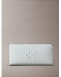 Calvin Klein - Sculpted Impression Zip Wallet - Lyst