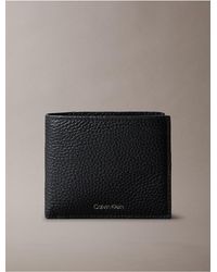 Calvin Klein - Foil Embossed Logo Bifold Wallet With Coin Pouch - Lyst