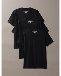 Calvin Klein - Lot De 3 T-Shirts D'Intérieur À Col En V - Lyst