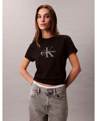 Calvin Klein - Monogram Logo T-Shirt - Lyst