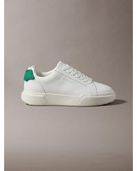 Calvin Klein - Leather Durable Traction Chunky Trainers - Lyst