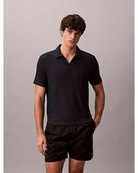Calvin Klein - Soft Knit Beach Polo Shirt - Lyst