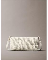 Calvin Klein - Calvin Klein Ruched Small Shoulder Bag - Lyst