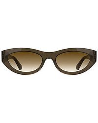Calvin Klein - Jeans Oval Sunglasses - Lyst
