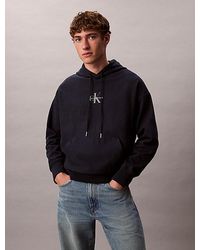 Calvin Klein - Jeans Monologo Premium Fleece Hoodie - Lyst