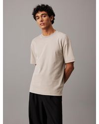 Calvin Klein - T-Shirt Relaxed En Interlock De Coton - Lyst