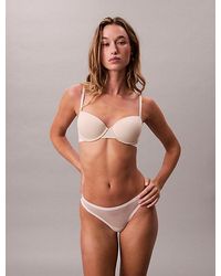 Calvin Klein - Lift Demi Bra Minimalist Mesh - Lyst