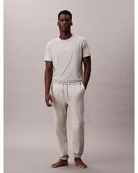 Calvin Klein - Cotton Terry Blend Lounge Joggers - Lyst