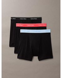 Calvin Klein - 3 Pack Boxer Briefs 100 Cotton - Lyst