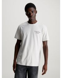 Calvin Klein - Graphic Back Print T-shirt - Lyst