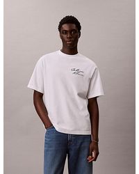 Calvin Klein - T-Shirt With Logo - Lyst