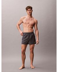 Calvin Klein - Short Drawstring Swim Shorts Intense Power - Lyst
