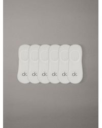 Calvin Klein - 6 Pack Anti-Slip Invisible Socks - Lyst