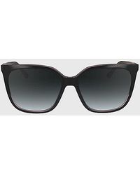 Calvin Klein - Modifizierte rechteckige Sonnenbrille CK24509S - Lyst