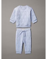 Calvin Klein - Tuta Da Jogging Trapuntata Neonato - Lyst