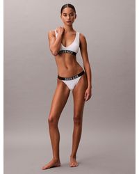 Calvin Klein - Brazilian Bikini Bottoms - Lyst